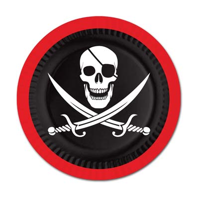 Pirate Plates 9"