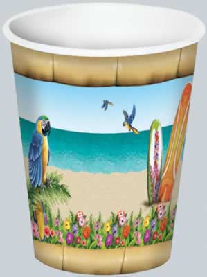 Paradise Beverage Cups 8 Ozs