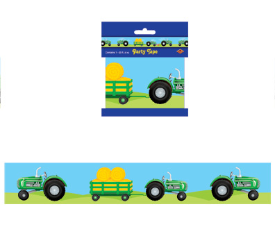 Tractor Party Tape 3" x 20'