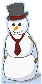  Snowman Cardboard Standee 