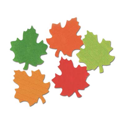 Tissue Autumn Leaves 5"