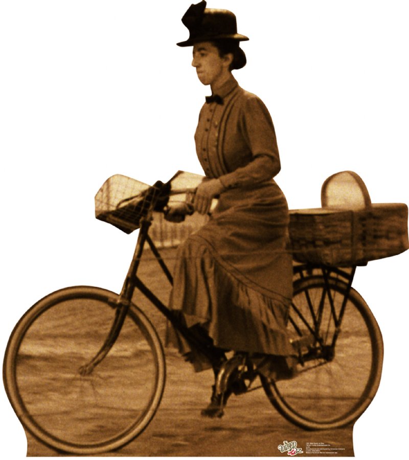 Miss Gulch on Bike - The Wizard of Oz Cardboard Cutout Standup Prop