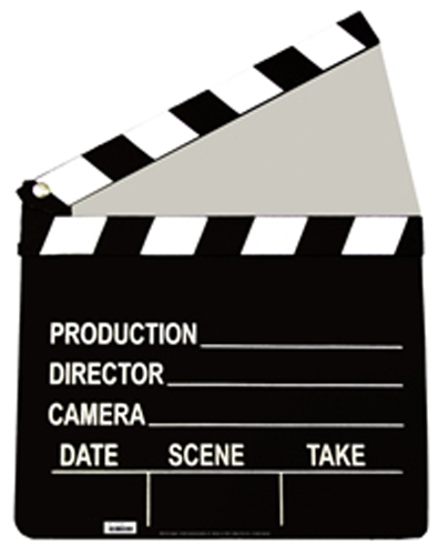 Film Clapper Cardboard Standee