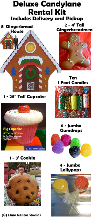 Deluxe Candylane Foam Rental Prop Kit