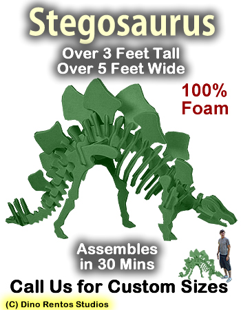 Stegosaurus Dinosaur Foam Prop - Basic Edition