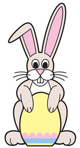 Easter Bunny Cardboard Standee