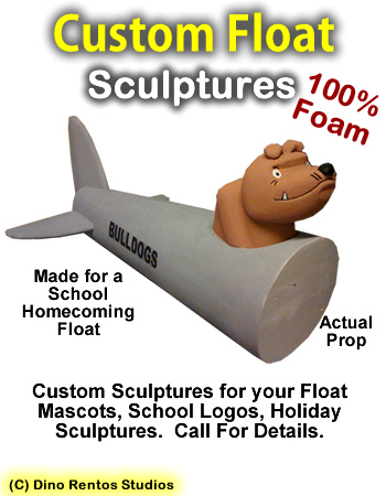 Custom Made Float Sculptures Props