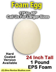 24 Inch Big Egg Foam Prop