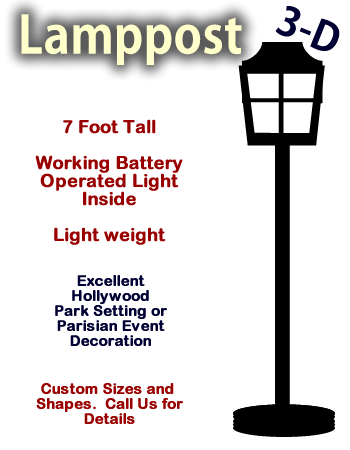 Foam Lamp Post Prop