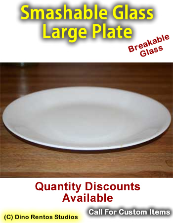 Large Plate Smashable Prop Large Plate Smashable Prop