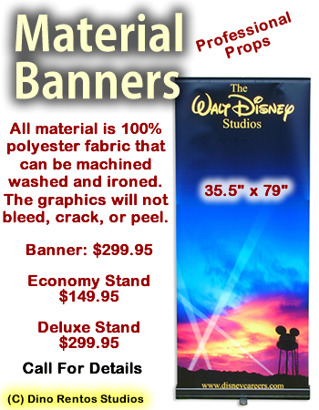  Material Professional Banner Props-Tall