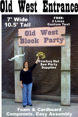   Old West Entrance Theme Kit 