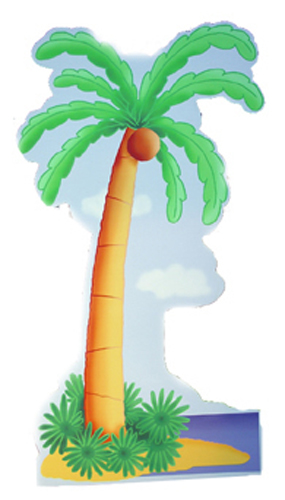 Palm Tree Cardboard Standee