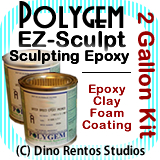 Polygem EZ Sculpt Epoxy Clay Foam Coating - 2 Gallon