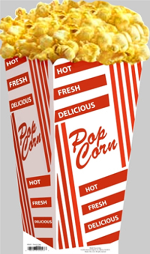 Popcorn Bag Cardboard Standee