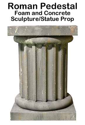 Roman Pedestal Statue Prop