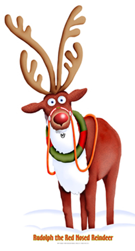 Rudolph the Red Nosed Reindeer Cardboard Standee