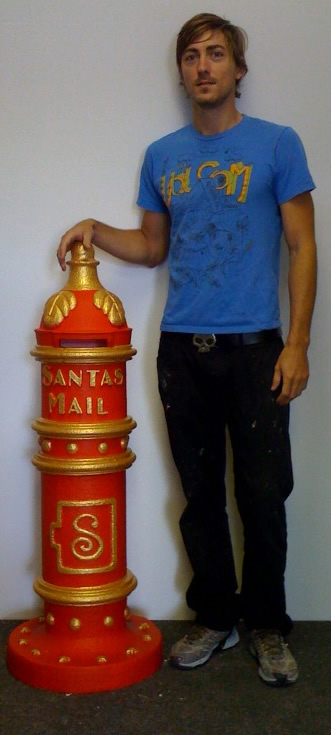 Santas Christmas Mailbox Foam Prop