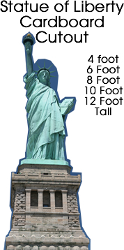 Statue of Liberty Cardboard Cutout Standup Prop