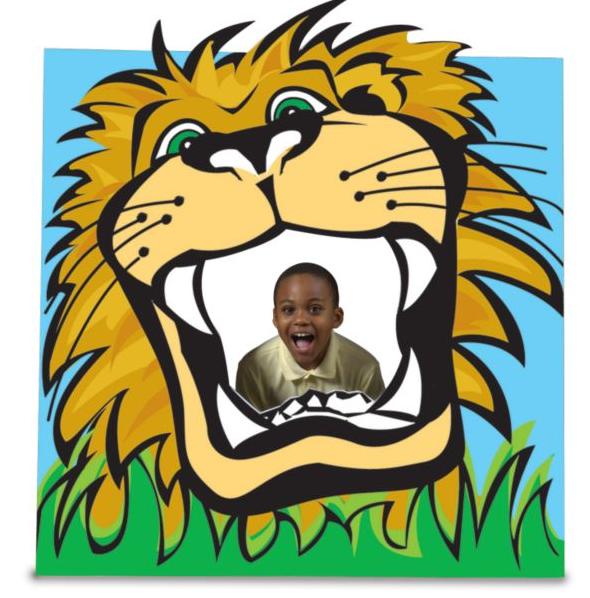 Lion Photo Stand In