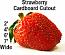 Strawberry Cardboard Cutout Standup Prop