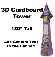 3D Cardboard Tower