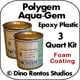 Polygem Aquagem Epoxy Plastic Foam Coating - 3 Gallon Kit