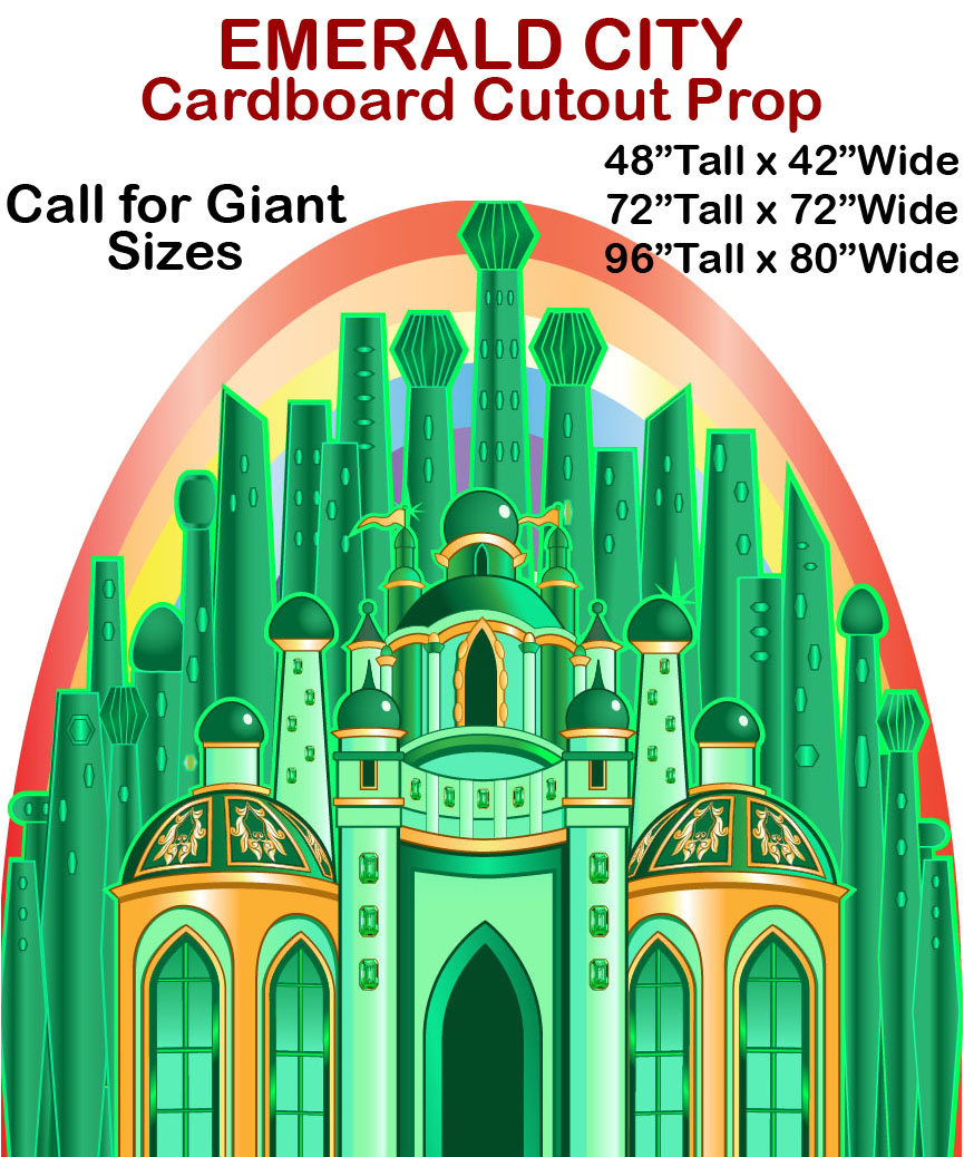 Emerald City Cardboard Cutout Standup Prop