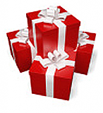 Presents cardboard Standup