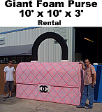 Giant Foam Purse Prop Rental