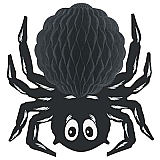 Black Tissue Spider 14"