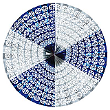 Snowflake Jumbo Display Fan 4'