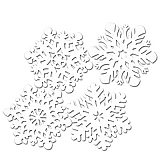 Snowflake Cutouts 15"