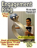 Giant/Big Engagement Ring Foam Prop