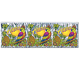 FR Metallic Aloha Fringe Banner 14" x 4' luau