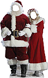 Mr and Mrs Claus Stand in