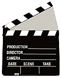 Film Clapper Cardboard Standee