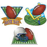 Game Day Football Cutouts 18" Cardboard Cutout Prop