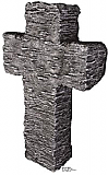  Cross Tombstone Cardboard Standee