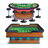 Craps & Blackjack Tables Casino Props 4' 8" & 5'