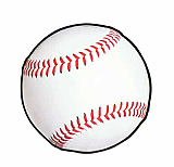 Baseball Cutout 13�" Cardboard Cutout Props