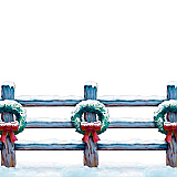 Holiday Fence Border 20" x 30' vinyl