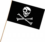 Pirate Flag - Plastic 11" x 17"