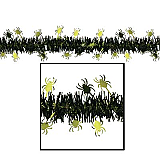 FR Metallic Spider Garland 12'