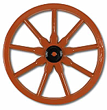 Plastic Wagon Wheel 23"