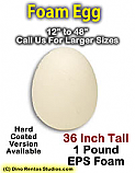 36 Inch Big Egg Foam Prop
