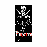 Beware Of Pirates Door Cover 30" x 5'