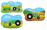 Tractor Cutouts 18" Cardboard cutout props