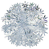 Star Ball 12" Silver