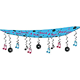 Rock & Roll Ceiling D�cor 12" x 12'